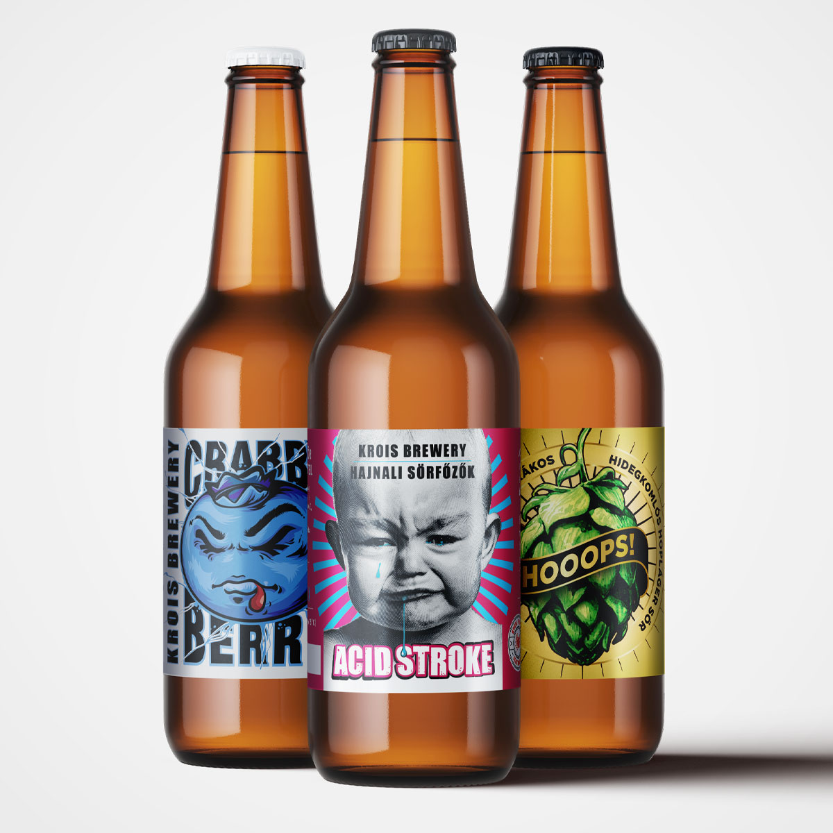 Krois Brewery sörcímkék